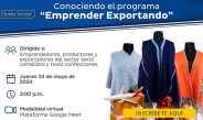 Charla virtual: Conociendo el programa “Emprender Exportando” Quieres conocer, cómo exportar desde Puno?