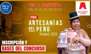 Participa y conoce las Bases de la Feria Artesanias del Perú – Puno 2024